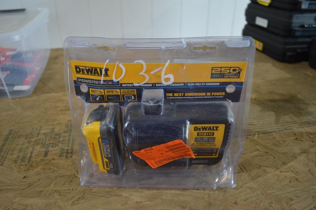 DeWalt 20V Battery and Charger