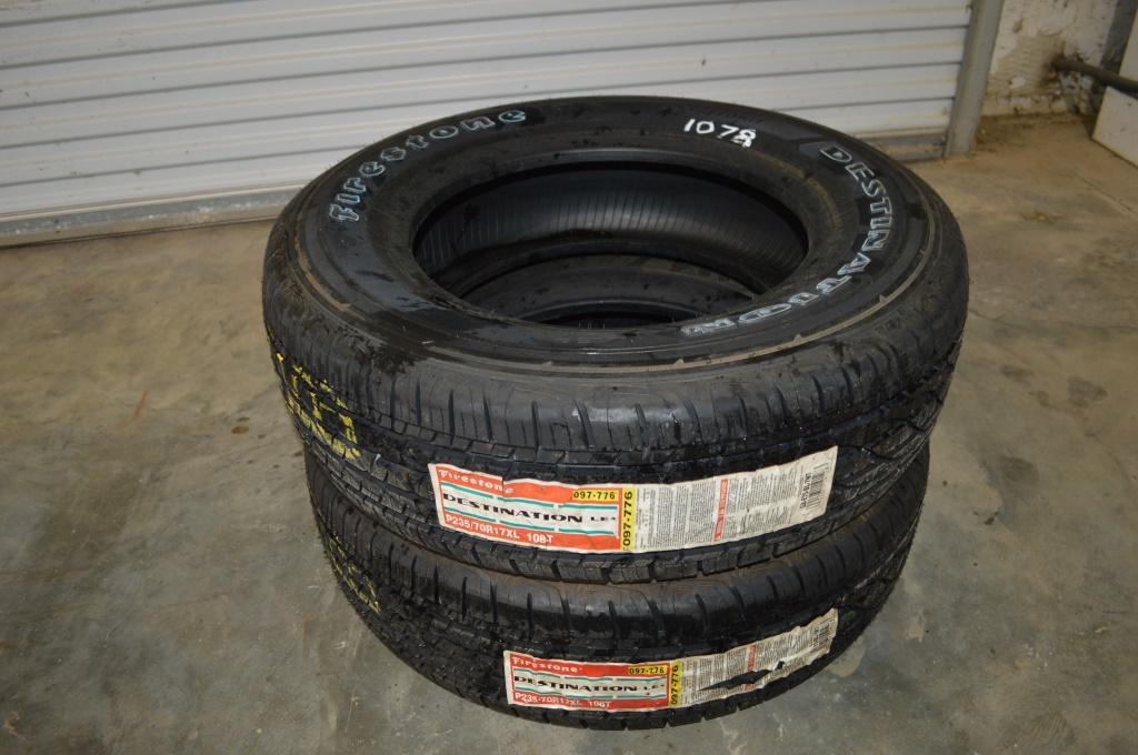 Firestone Tires, 2 New