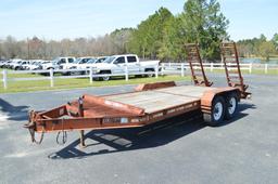 1998 Custom Tandem Axle Equipment Trailer