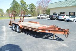 1998 Custom Tandem Axle Equipment Trailer