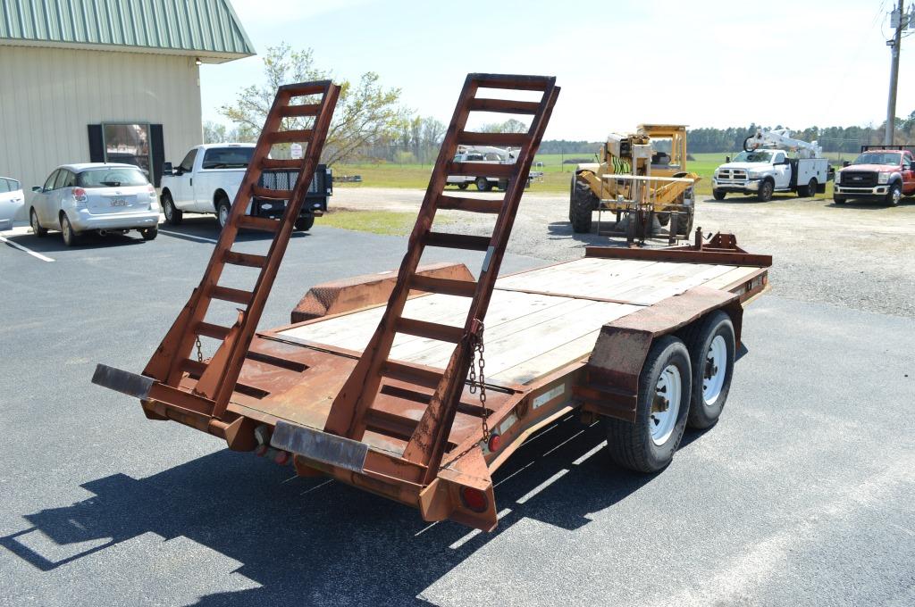 1998 Custom Tandem Axle Equipment Trailer