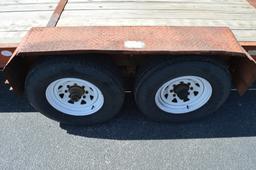 1998 Custom Tandem Axle Equipment Trailer