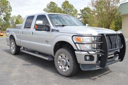 2016 Ford F-250 Lariat Crew Cab 4WD (Silver)