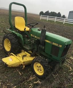 JD 650 4WD Diesel Compact Tractor