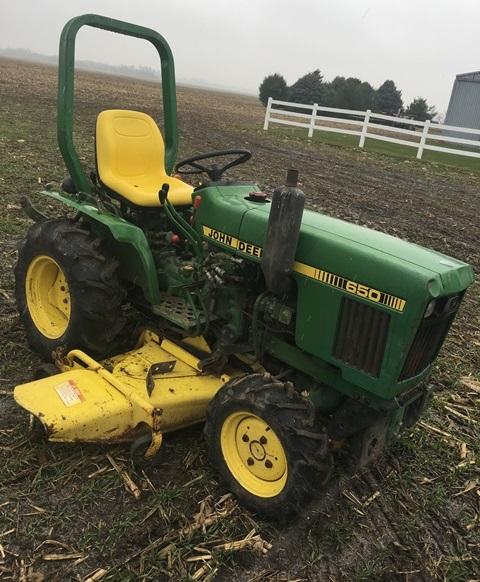 JD 650 4WD Diesel Compact Tractor