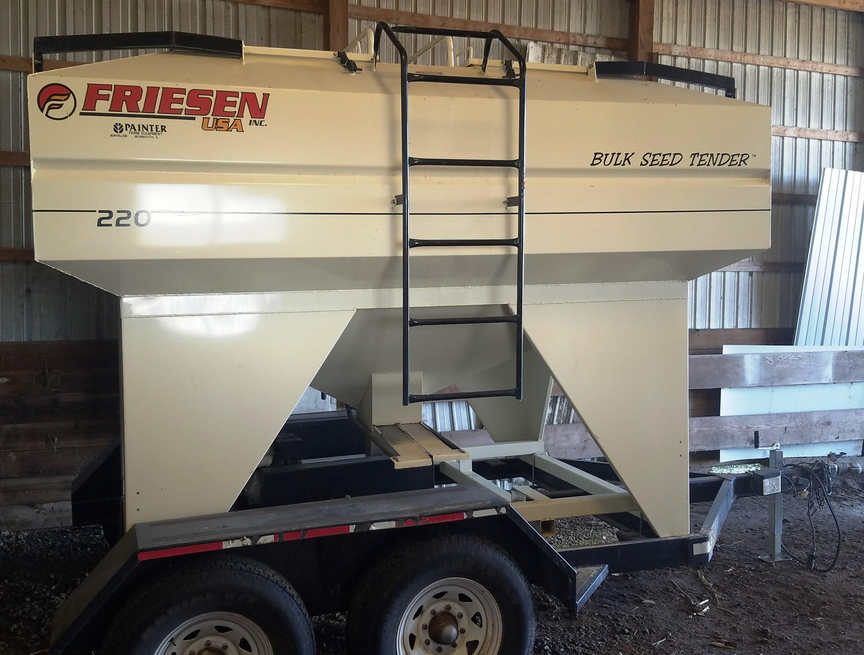 Friesen 220 Tandem Axle Seed Tender Trailer w/ Honda engine, one owner