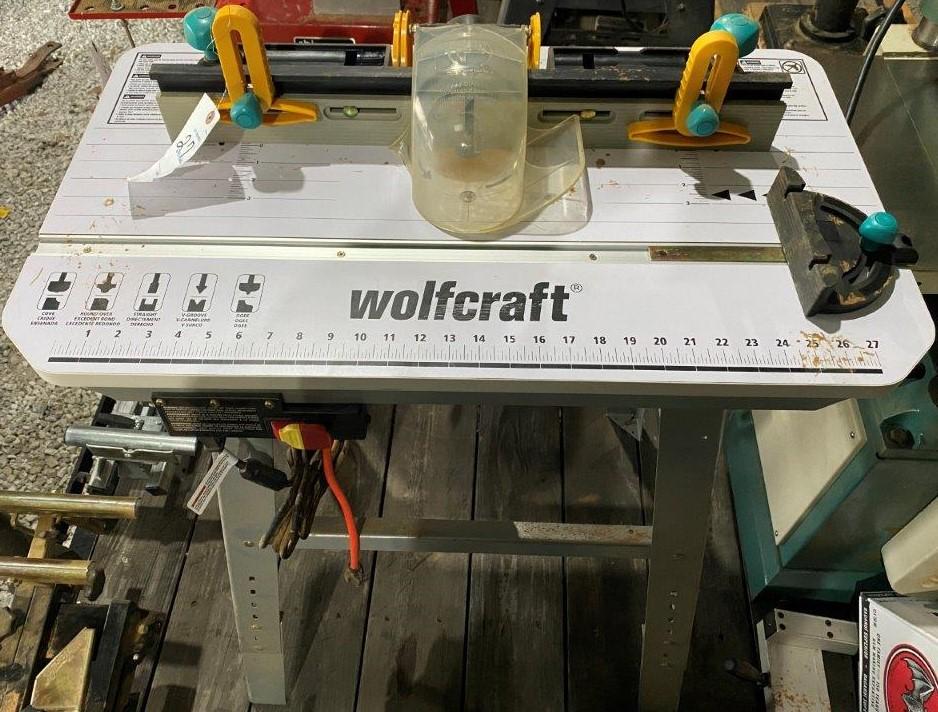 Wolfcraft Router Table w/ Bosch Router