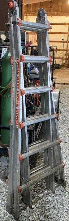 Little Giant 26' Folding Adjustable Alum. Ladder