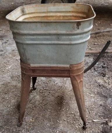 Wash Tub on Stand