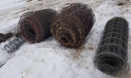 4 - Partial Rolls of Woven Wire