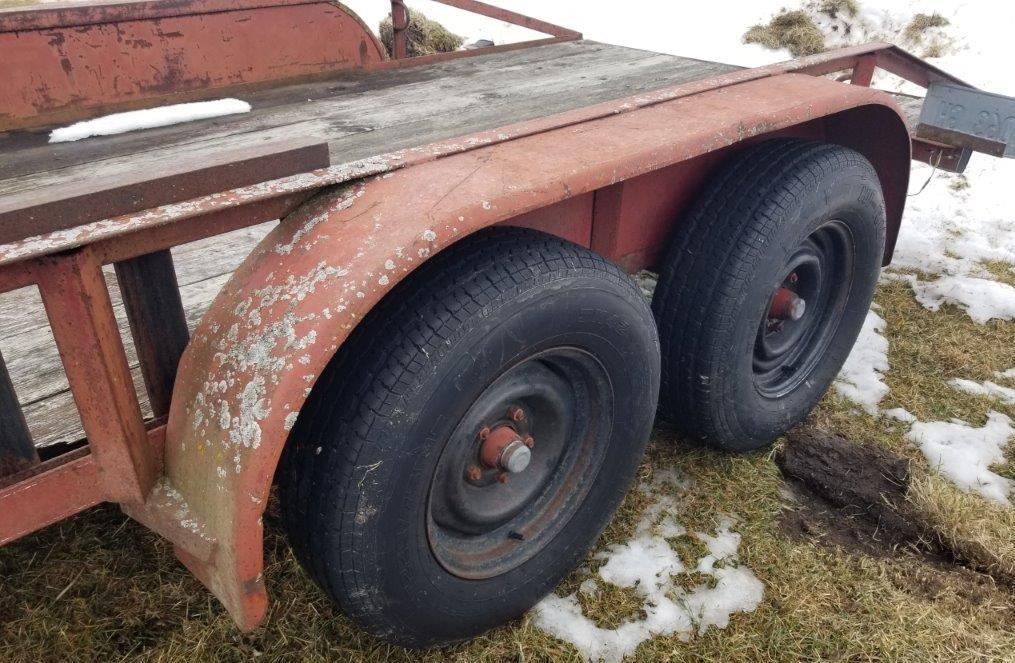 76" X 16' Tandem Axle Car Trailer