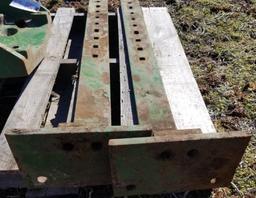 Pr. JD Steel Side Rail Weight Brackets