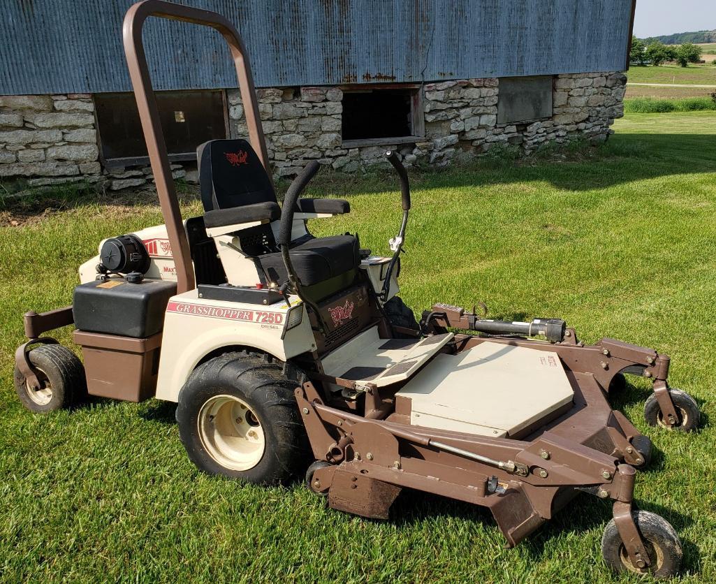 2011 Grasshopper 725DT6 Diesel Max Torque Zero Turn Mower