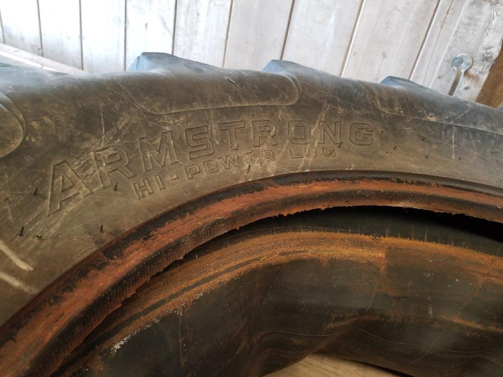 2 - Armstrong 16.9-34 Hi-Power Lug Tires
