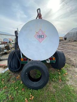 1000 Gallon HD Tandem Axle Port. Fuel Trailer