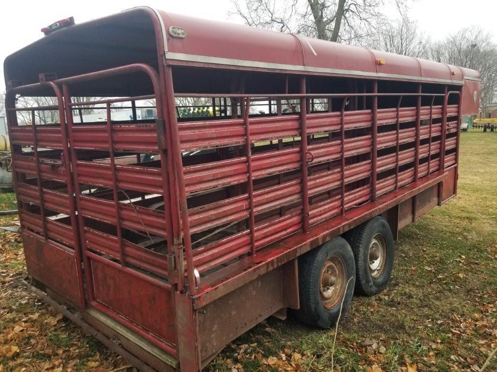 Coose 7'X18' Gooseneck Livestock Trailer