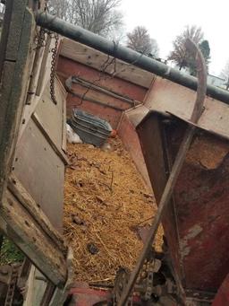 Wooden Flare Box Wagon on gear