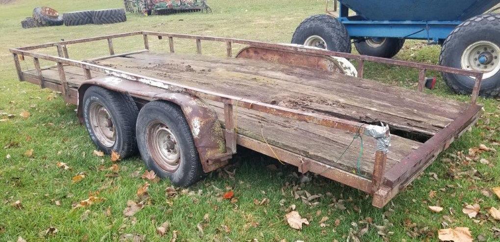 Tandem Axle Bumper Car Trailer