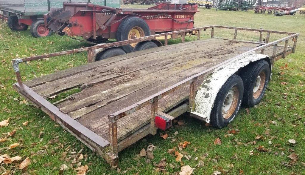 Tandem Axle Bumper Car Trailer