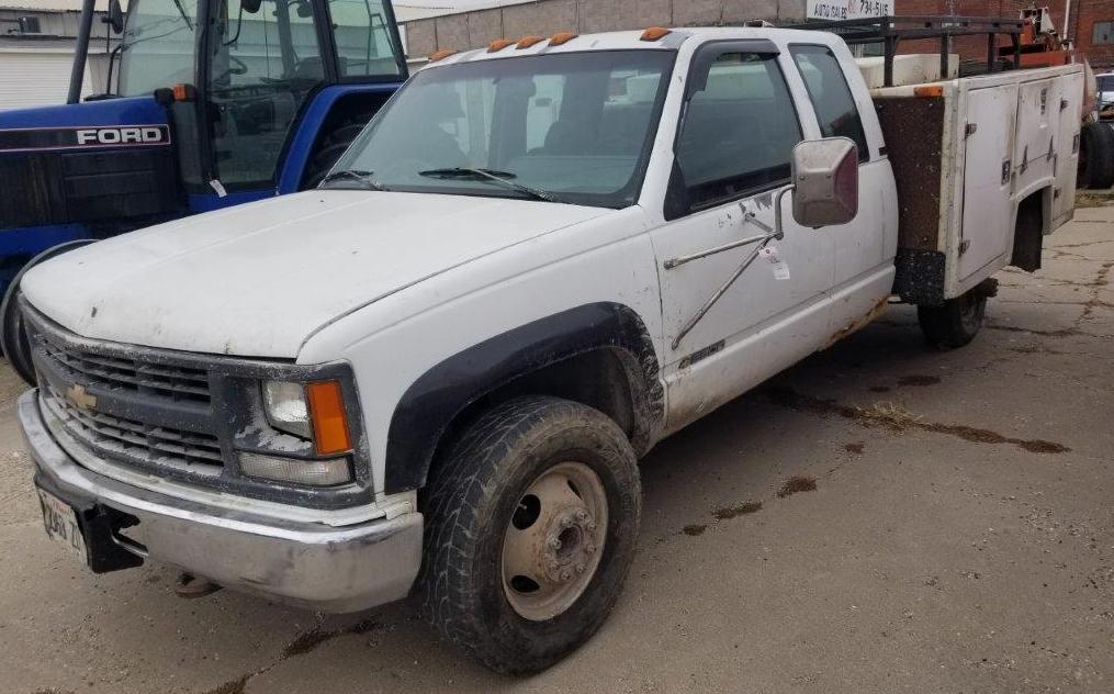 '94 Chevy 3500 4x4 Dually 6.5L Diesel Service Truck