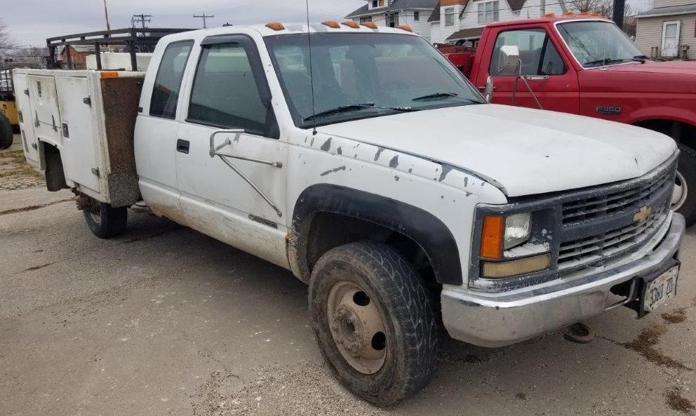 '94 Chevy 3500 4x4 Dually 6.5L Diesel Service Truck