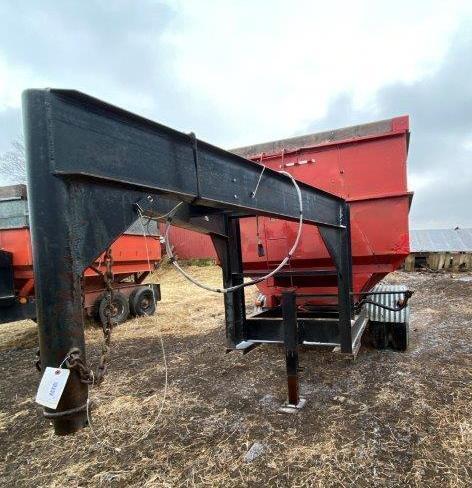 Hooper 300 Bu. Gooseneck Center Dump Grain Trailer