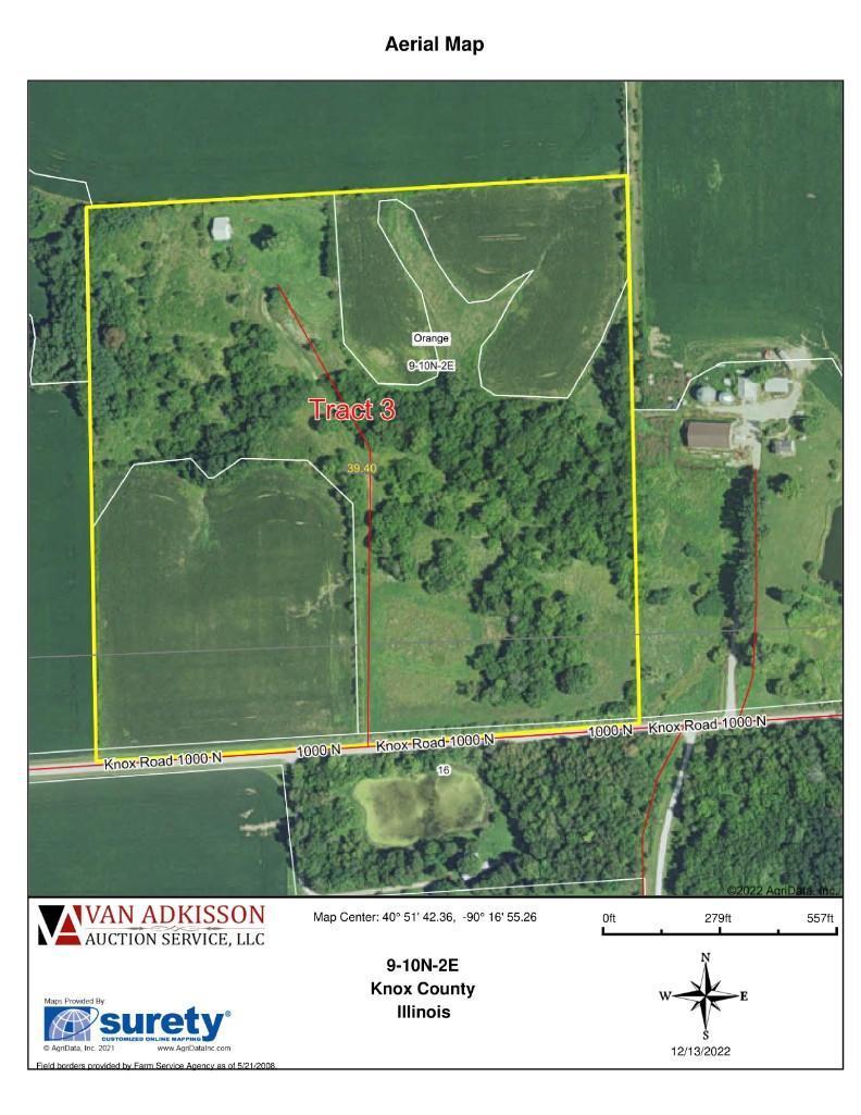 Tract 3 - 39.40 Surveyed Acres