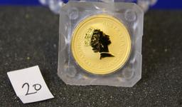 1997 1/4 oz. Australia Gold Nugget BU