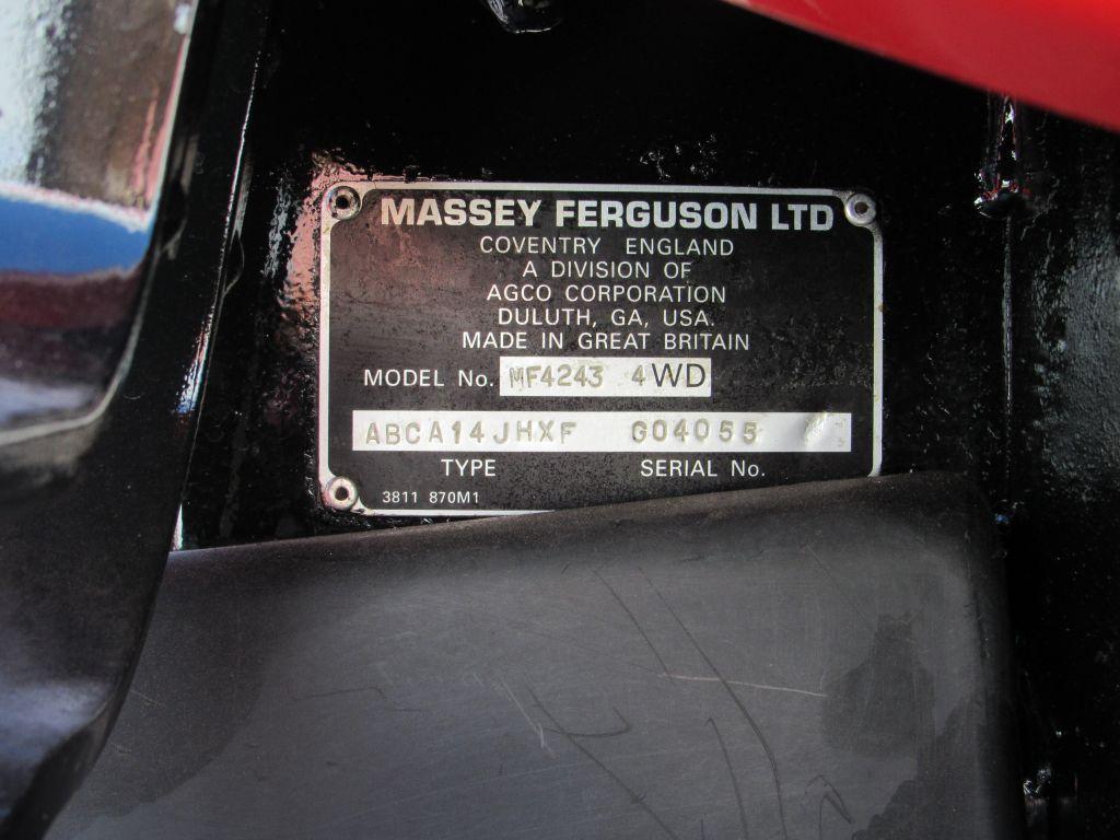 2010 Massey Ferguson MF4243 Tractor