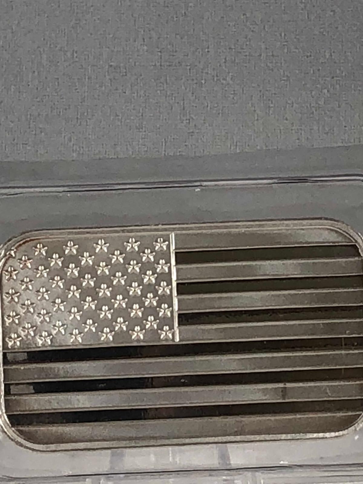 Sealed Two 1 Oz. Silver bars .999 Fine Silver American Flag Design.