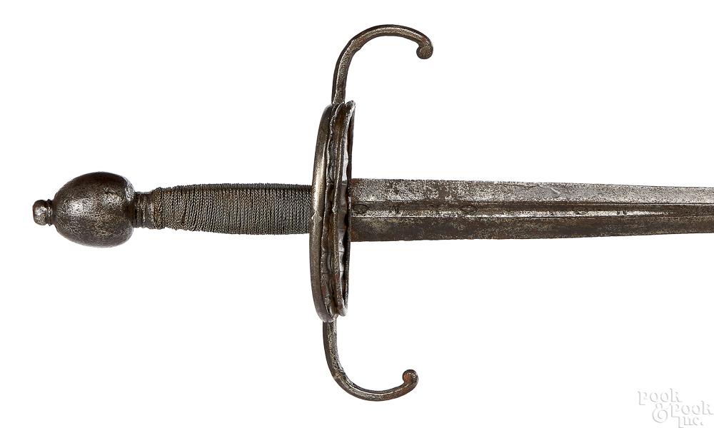 Italian crab claw broadsword