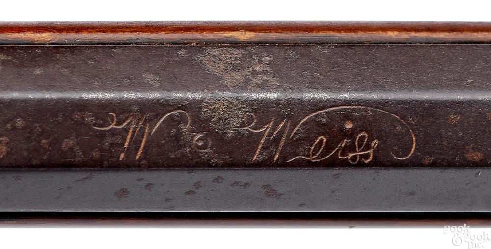 William Weiss full stock long rifle