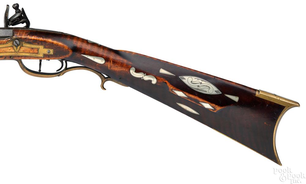 Thomas Douglass flintlock long rifle