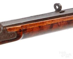 Half stock percussion rifle