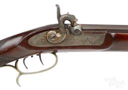 Half stock percussion rifle