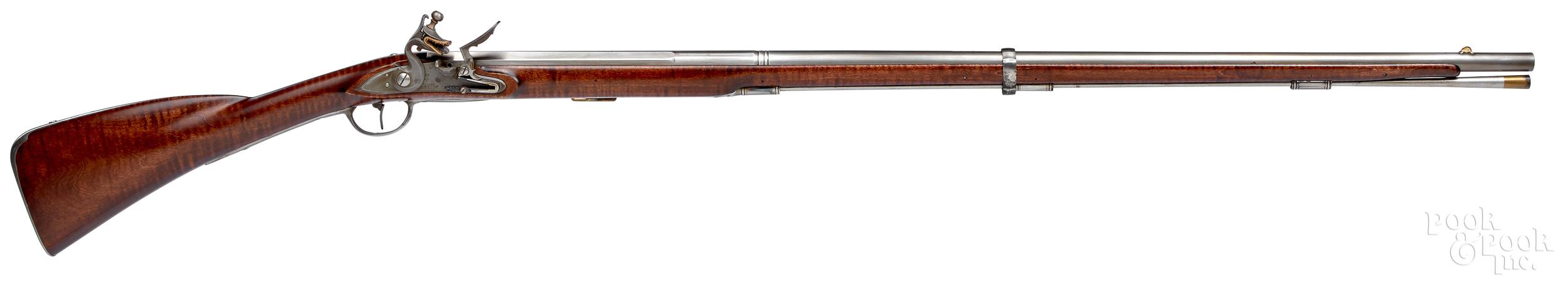 Contemporary flintlock rifle