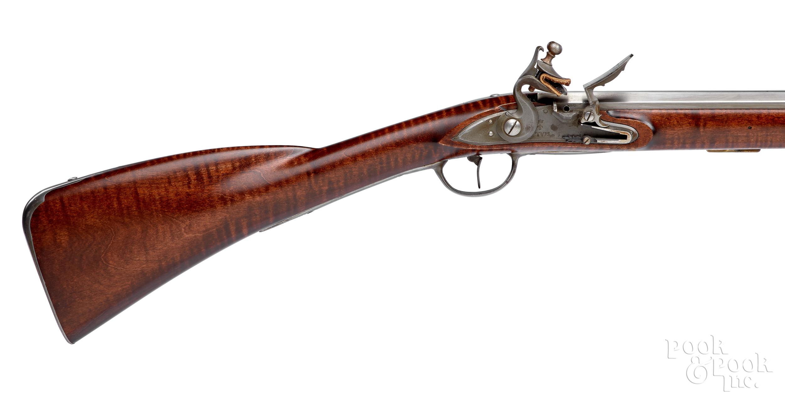 Contemporary flintlock rifle