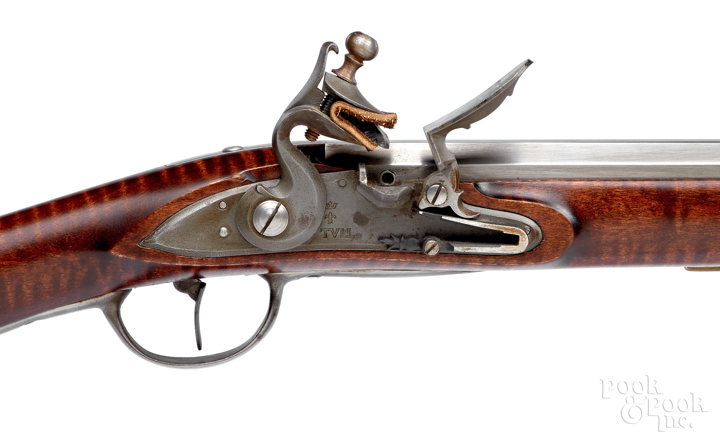 Contemporary flintlock rifle