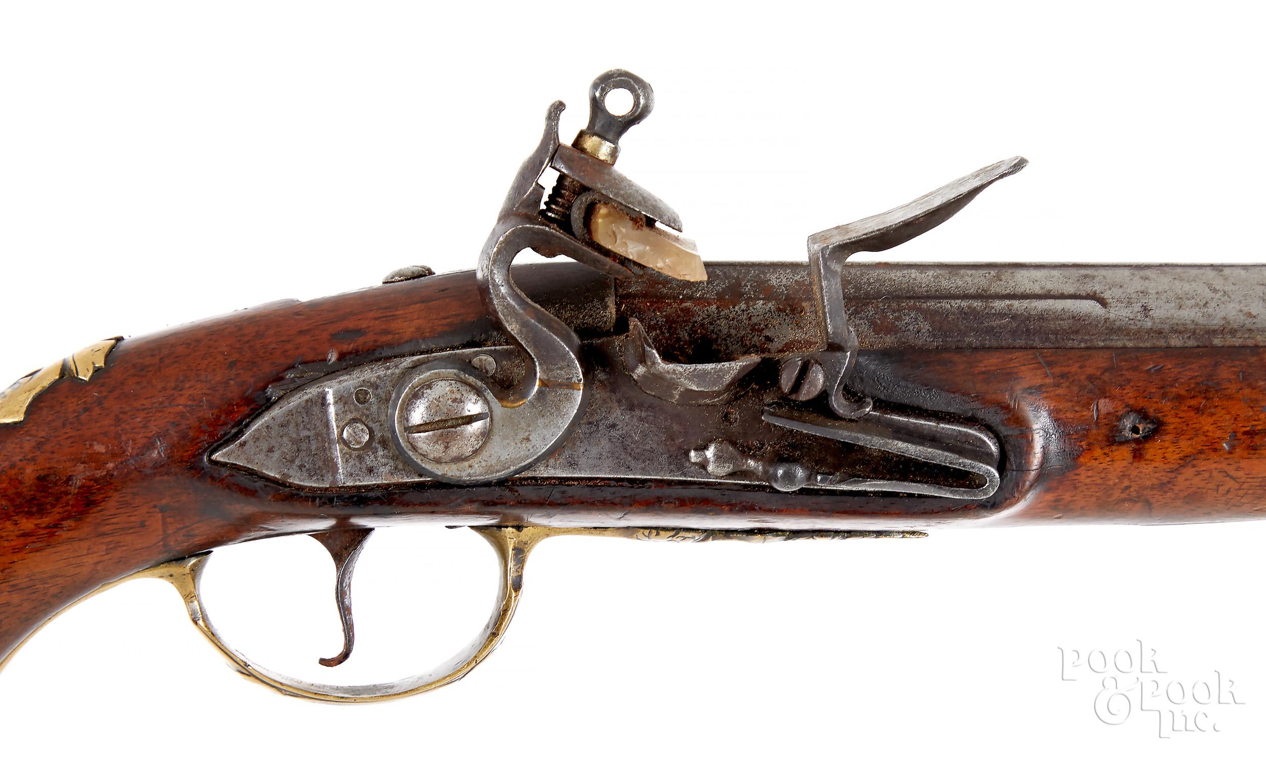 European flintlock pistol