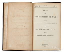 Report of the Secretary of War on camels 1857