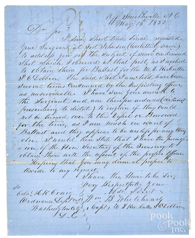 Jefferson Davis signed document