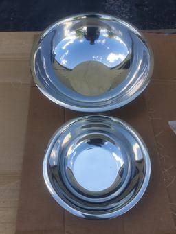 2 Brand New SS Mixing Bowls