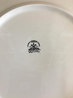 Brand New Homer Laughlin China 12.5 inch Gothic Plate