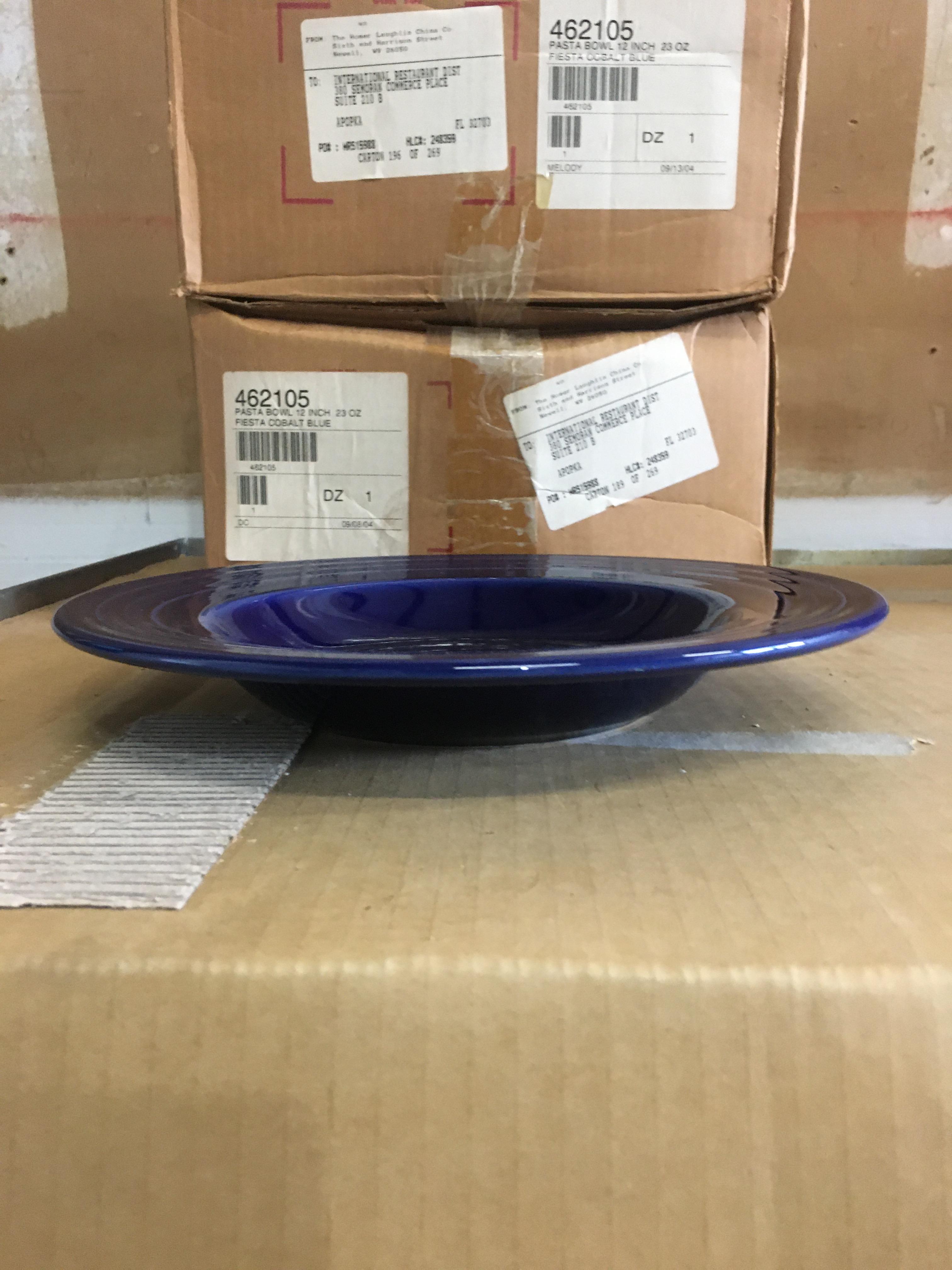 Brand New Homer Laughlin China 12 inch - 23 oz.Fiesta Cobalt Blue Pasta Bowl