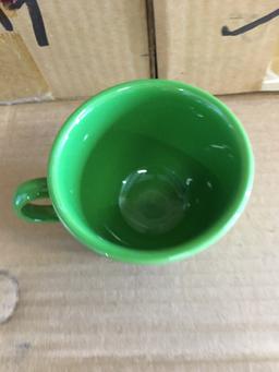 Brand New Homer Laughlin China 7 3/4 oz.  Fiesta Shamrock Cup