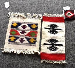 Grouping of vintage Chimayo Weavings