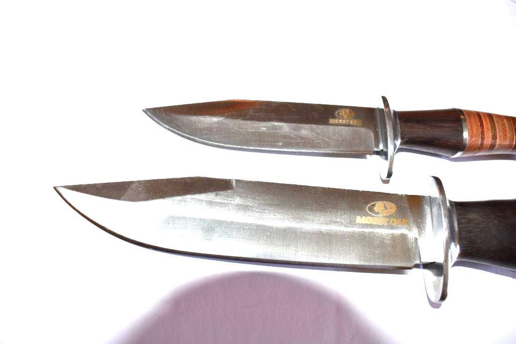 Set of 2 Mossy Oak Fixed Blade Hunting Knives