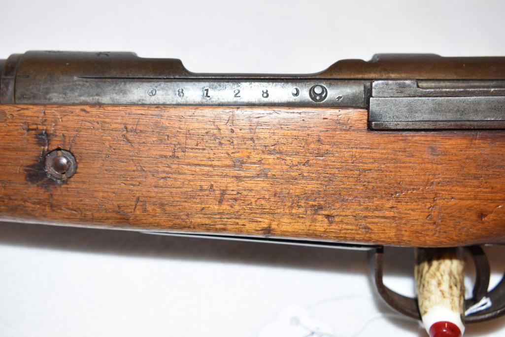 Japanese Araska Rifle with Full Mum, Rear Elevator sight