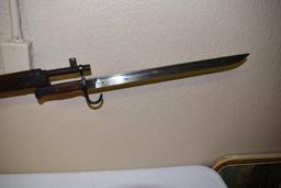 Japanese Arisaka Type 54 Rifle with Full MUM and Wire Prop attached