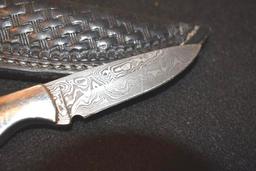 Custom Made Knife With Gorgeous Mother Of Pear Handle